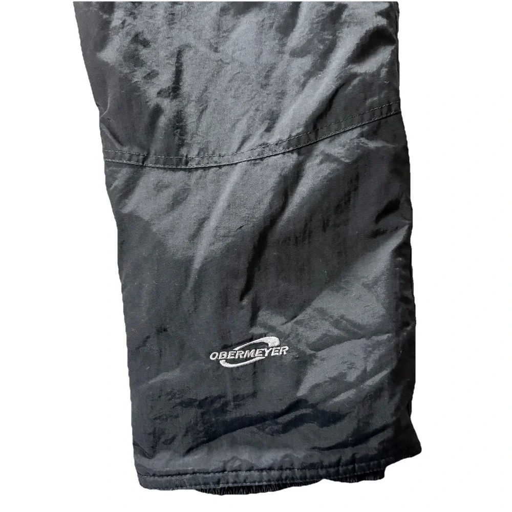 Obermeyer Ski Pants‎ Boys Black Husky 8 Insulated Adjustable Snow HydroBlock